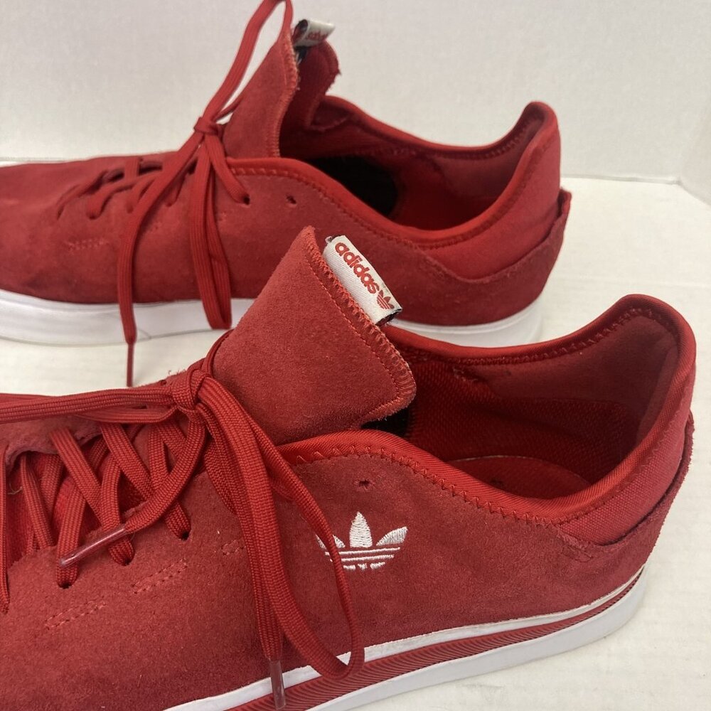 Adidas Sabalo Shoes Mens Size 13 Red Suede Skate Sneakers Low Top Classic Style - Picture 8 of 16